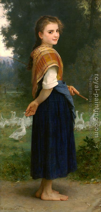 William-Adolphe Bouguereau : The Goose Girl